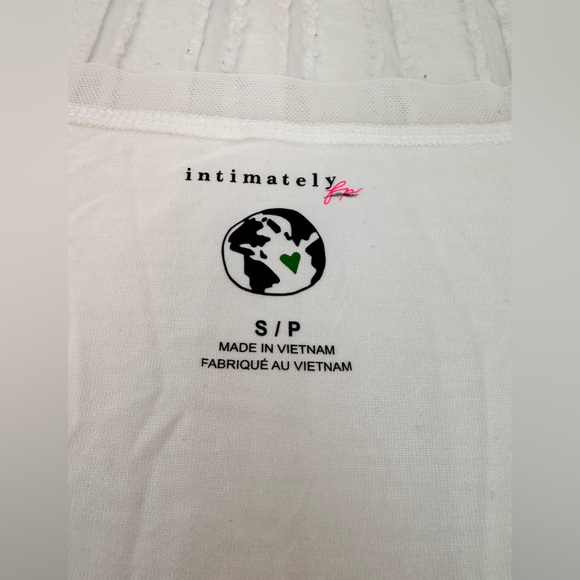 Free People Intimately White Bodysuit Size S - Picture 3 of 6